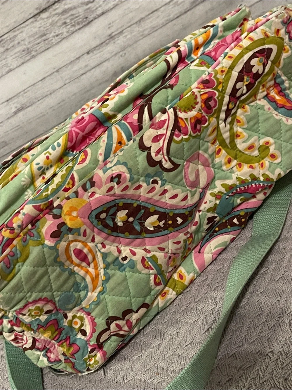 Vera Bradley Retired 2013 Tutti Frutti Convertible Diaper Bag